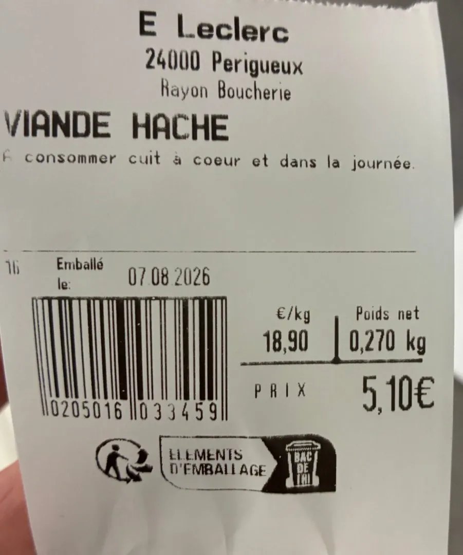 Produit rappelé