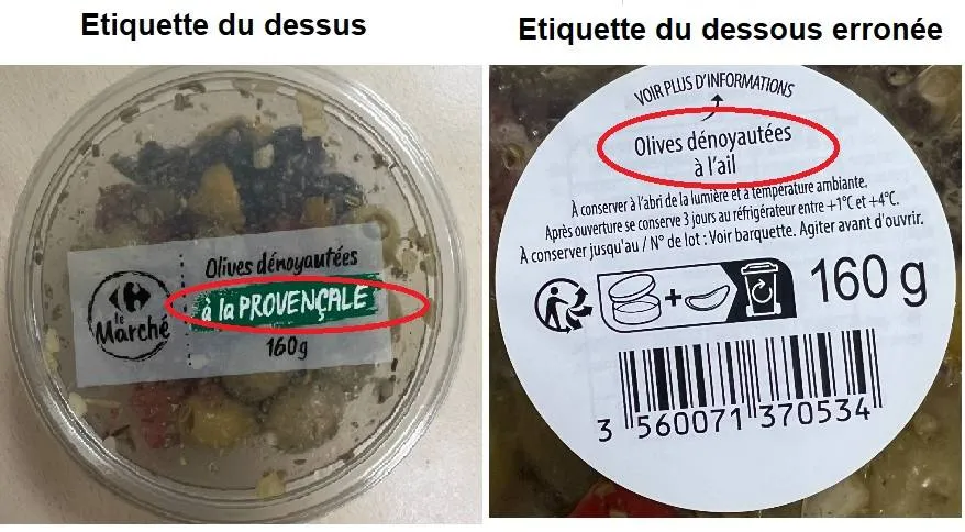 Produit rappelé