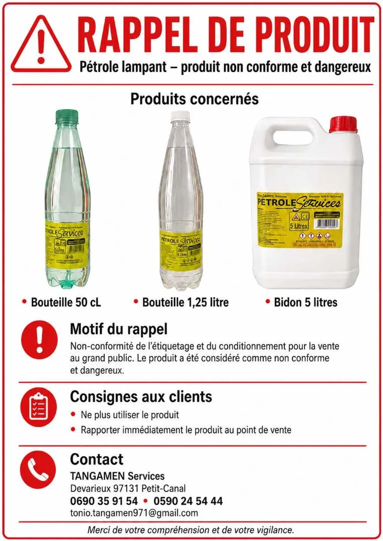 Produit rappelé